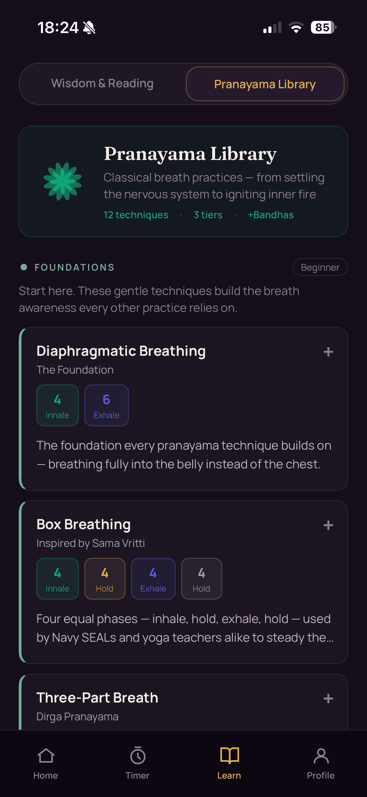 Pranayama Library